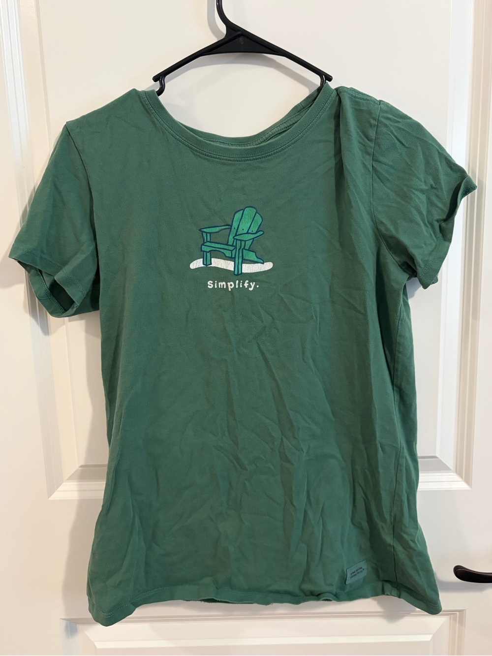 Life Is Good Forest Green Simplify Graphic Tee